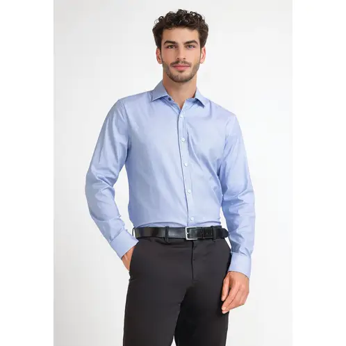ORIGINAL PENGUIN - Camisa Formal Hombre Celeste