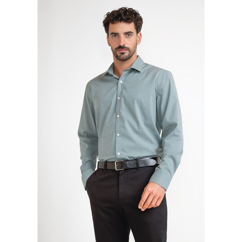 ORIGINAL PENGUIN - Camisa Formal Hombre Verde Original Penguin