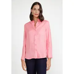 CANADIENNE - Blusa Mujer Cea Lino Coral