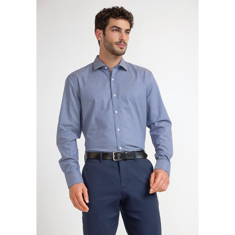 ORIGINAL PENGUIN - Camisa Formal Hombre Azul Original Penguin