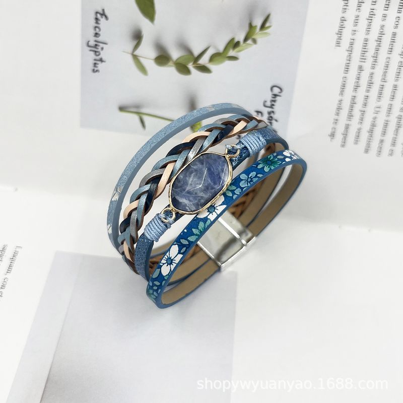 TIOZONEY - Pulsera de cuero para mujeres