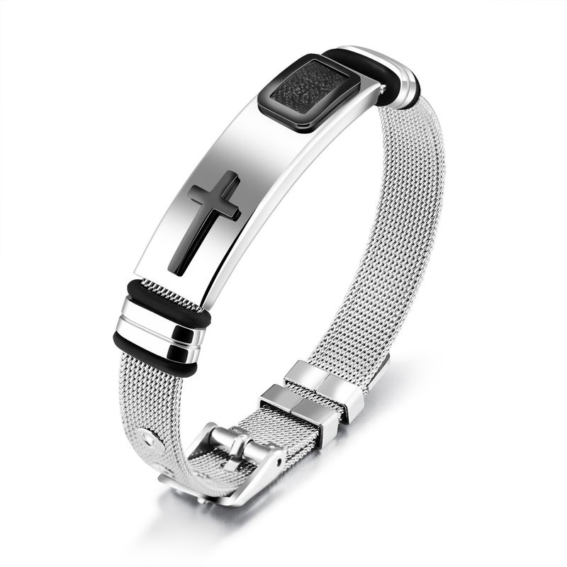 TIOZONEY - Pulsera de acero inoxidable