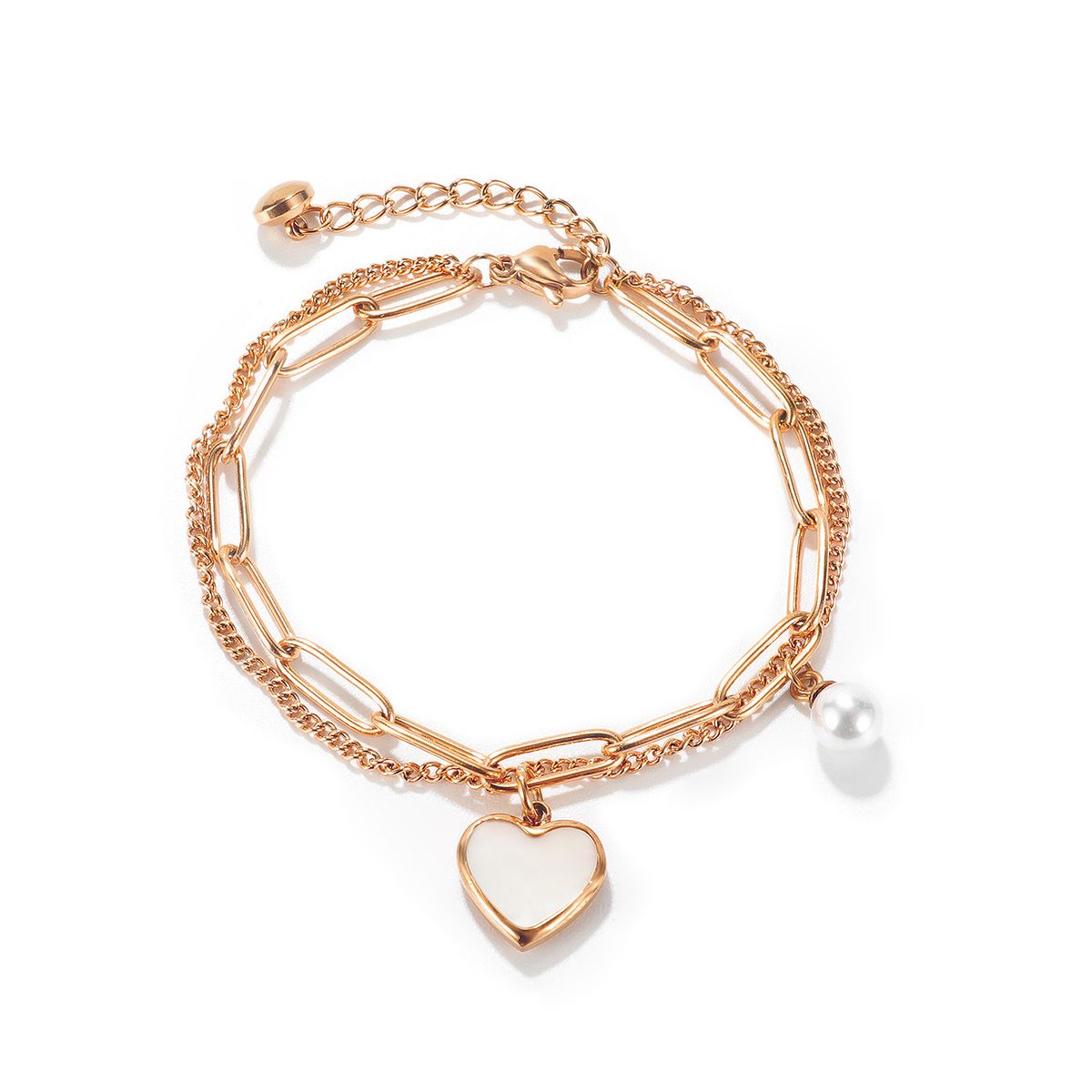 TIOZONEY - Pulsera de corazón de para mujer