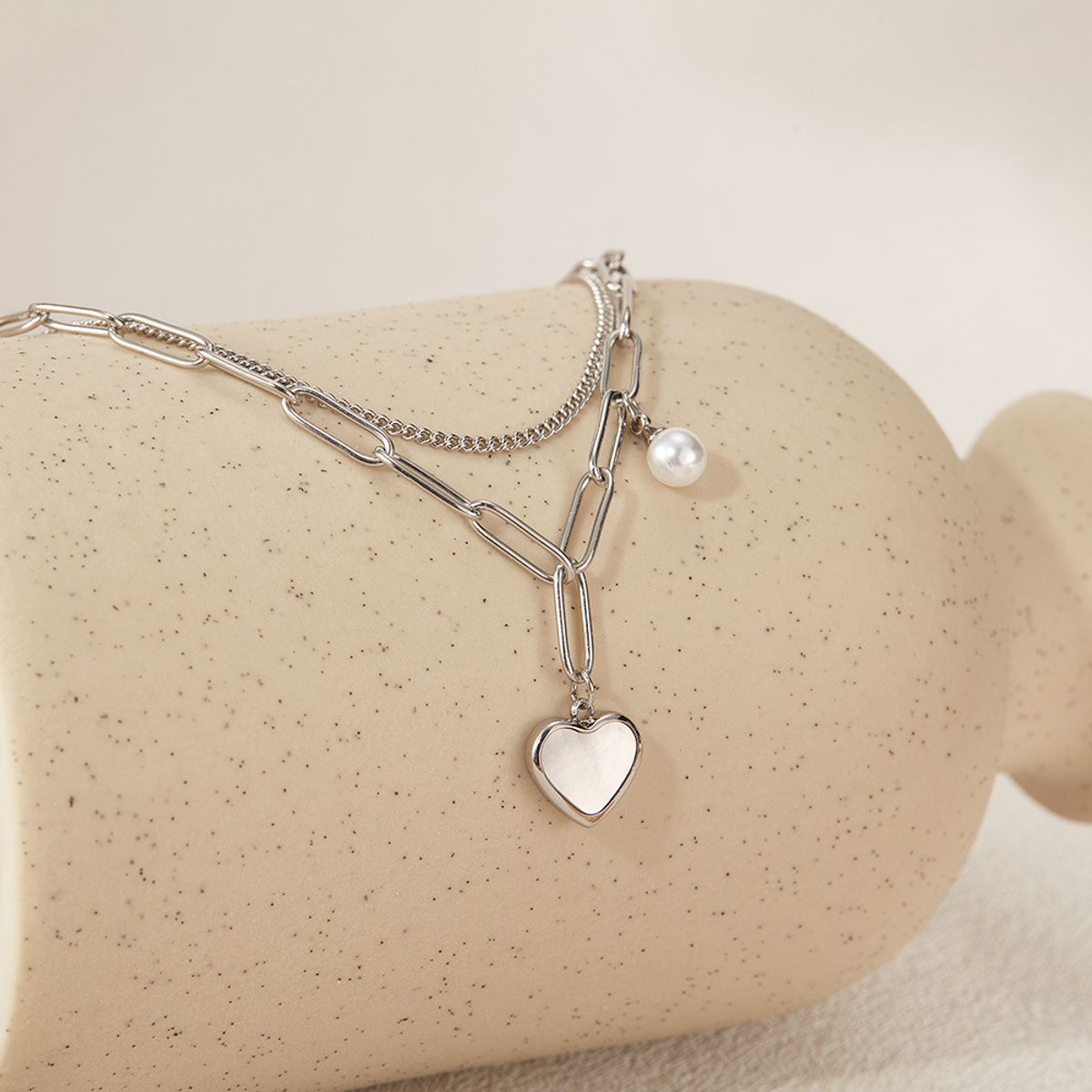 TIOZONEY - Pulsera de corazón de para mujer