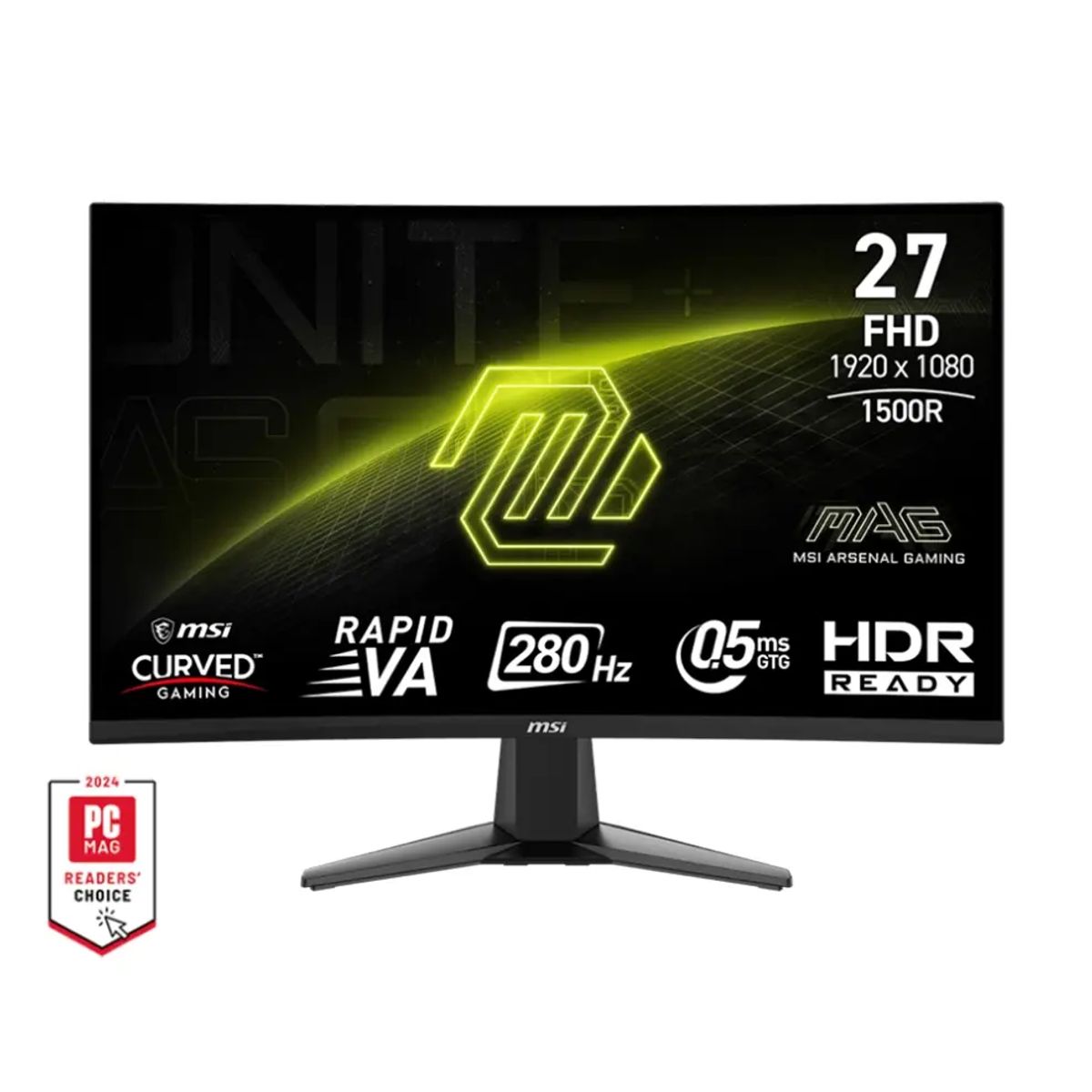 MSI - Monitor Gamer MSI MAG276CXF, 27″ Full HD Curvo, 250 Hz, VA