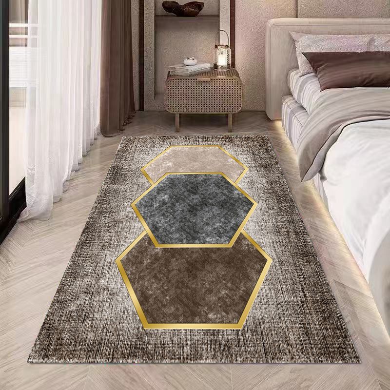 GENERICO - ALFOMBRAS LISAS PARA PASILLOS CON DISEÑOS TRIDIMENSIONALES