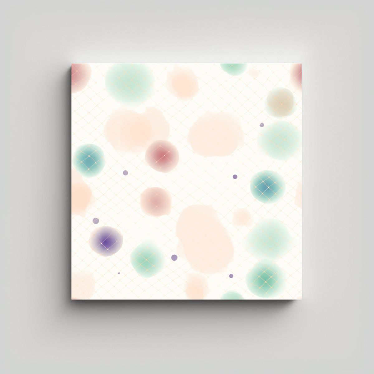 GENERICO - Pinturas Decorativas Con Fondo Tenue De Luz Difusa 70x70 Cm