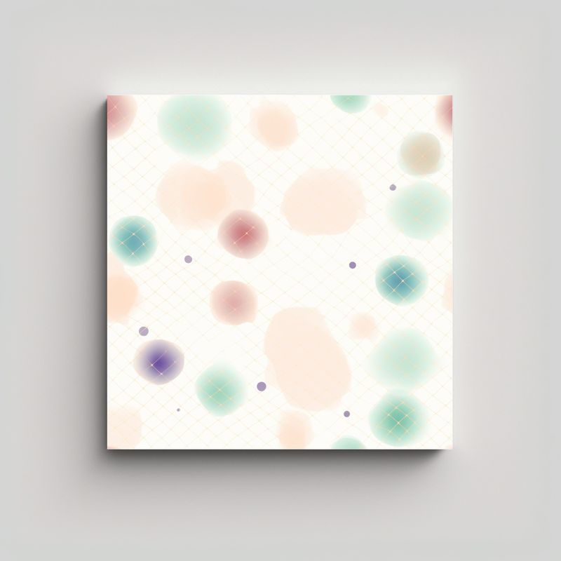 GENERICO - Pinturas Decorativas Con Fondo Tenue De Luz Difusa 60x60 Cm