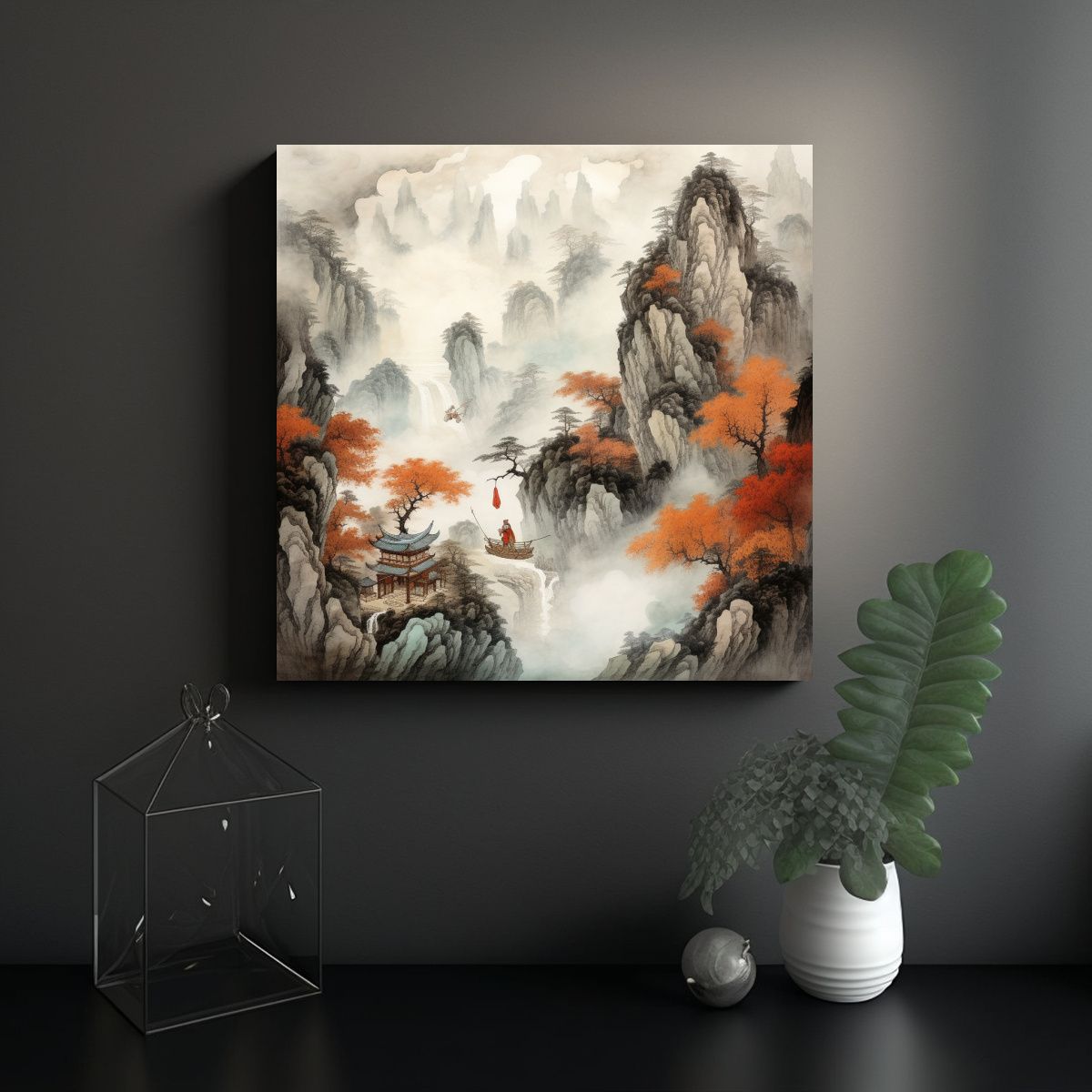 GENERICO - Pinturas Decorativas Encontrando Alma Gemela En 60x60 Cm