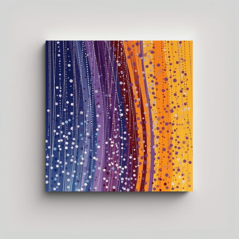 GENERICO - Pinturas Decorativas De Expresión Elegante Con 80x80 Cm