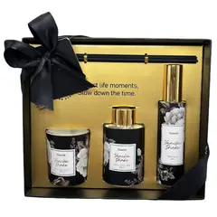 WAKESHOME - Aromatizador Para El Hogar Difusor+Spray+Vela Aromática 60ml