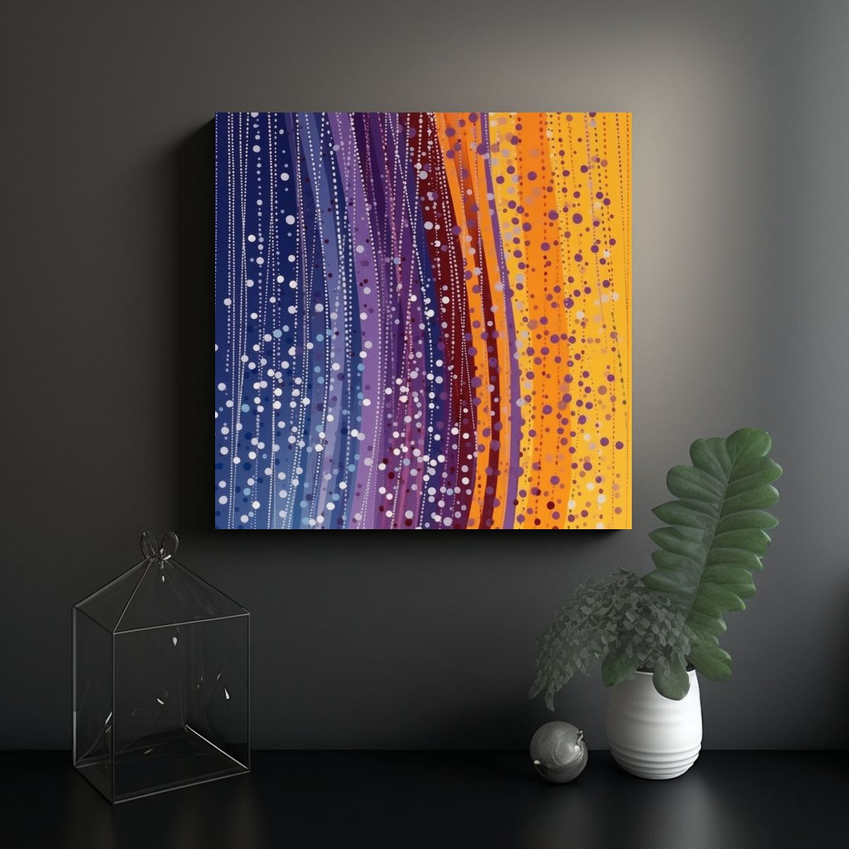 GENERICO - Pinturas Decorativas De Expresión Elegante Con 50x50 Cm