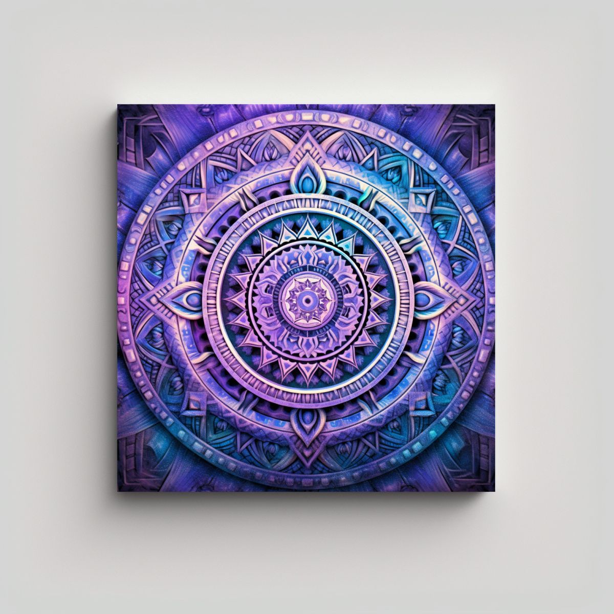 GENERICO - Pinturas De Decoración Estilo Indio Mandala 90x90 Cm