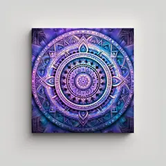 GENERICO - Pinturas De Decoración Estilo Indio Mandala 90x90 Cm