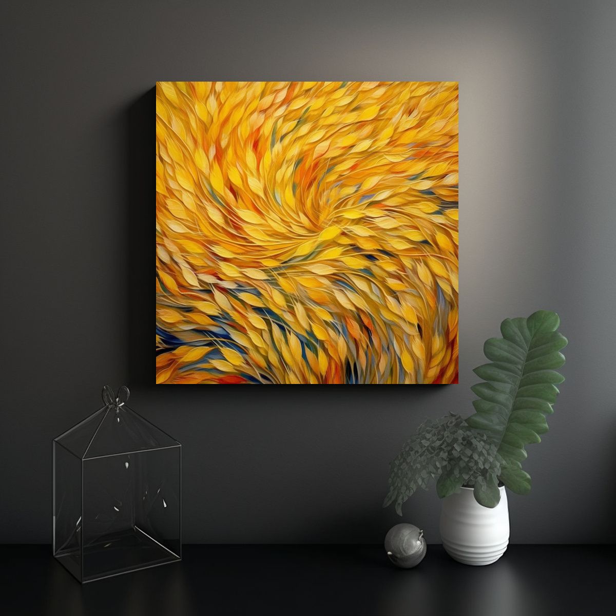 GENERICO - Patrón Abstracto Continuo De Textura De Pintura 90x90 Cm