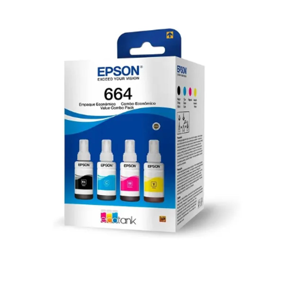 EPSON - TINTA EPSON ORIGINAL PACK T664 L120 L220 L355 L395 L380 L575