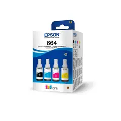 EPSON - TINTA ORIGINAL PACK T664 L120 L220 L355 L395 L380 L575