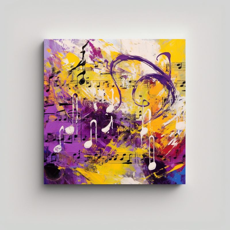 GENERICO - Pinturas Decorativas Inspiradas En La Energía 60x60 Cm