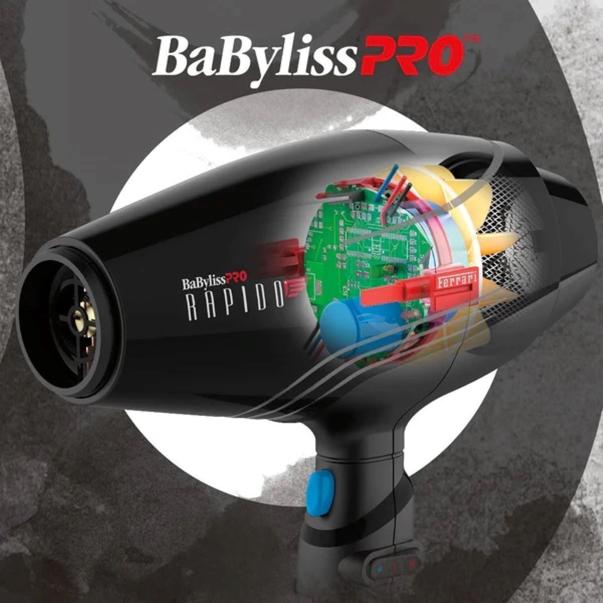 BABYLISS PRO - Secador de pelo BaBylissPRO Rapido BABF7000 negro 220V