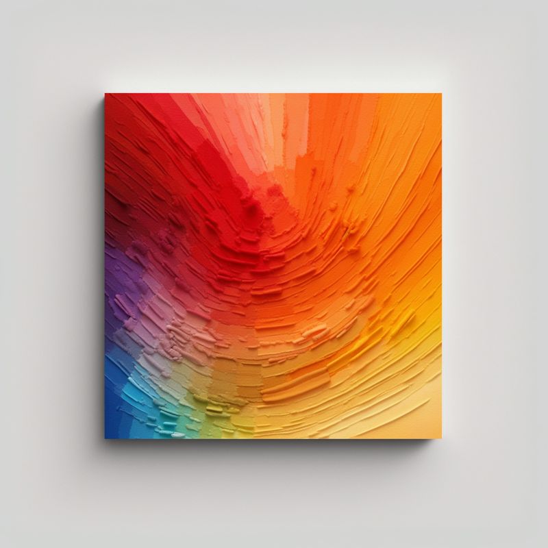GENERICO - Pinturas Decorativas De Tema Exuberante Cuadro 80x80 Cm