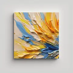 GENERICO - Cuadro Lienzo Inspiración Dormitorio Estilo 50x50 Cm