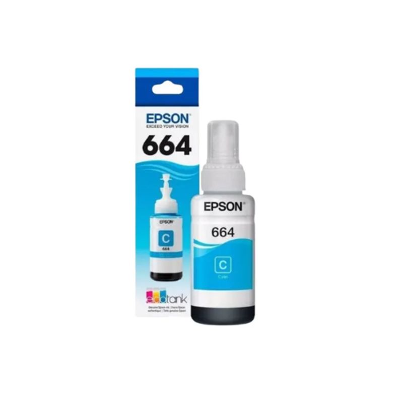 EPSON - TINTA CYAN EPSON ORIGINAL T664