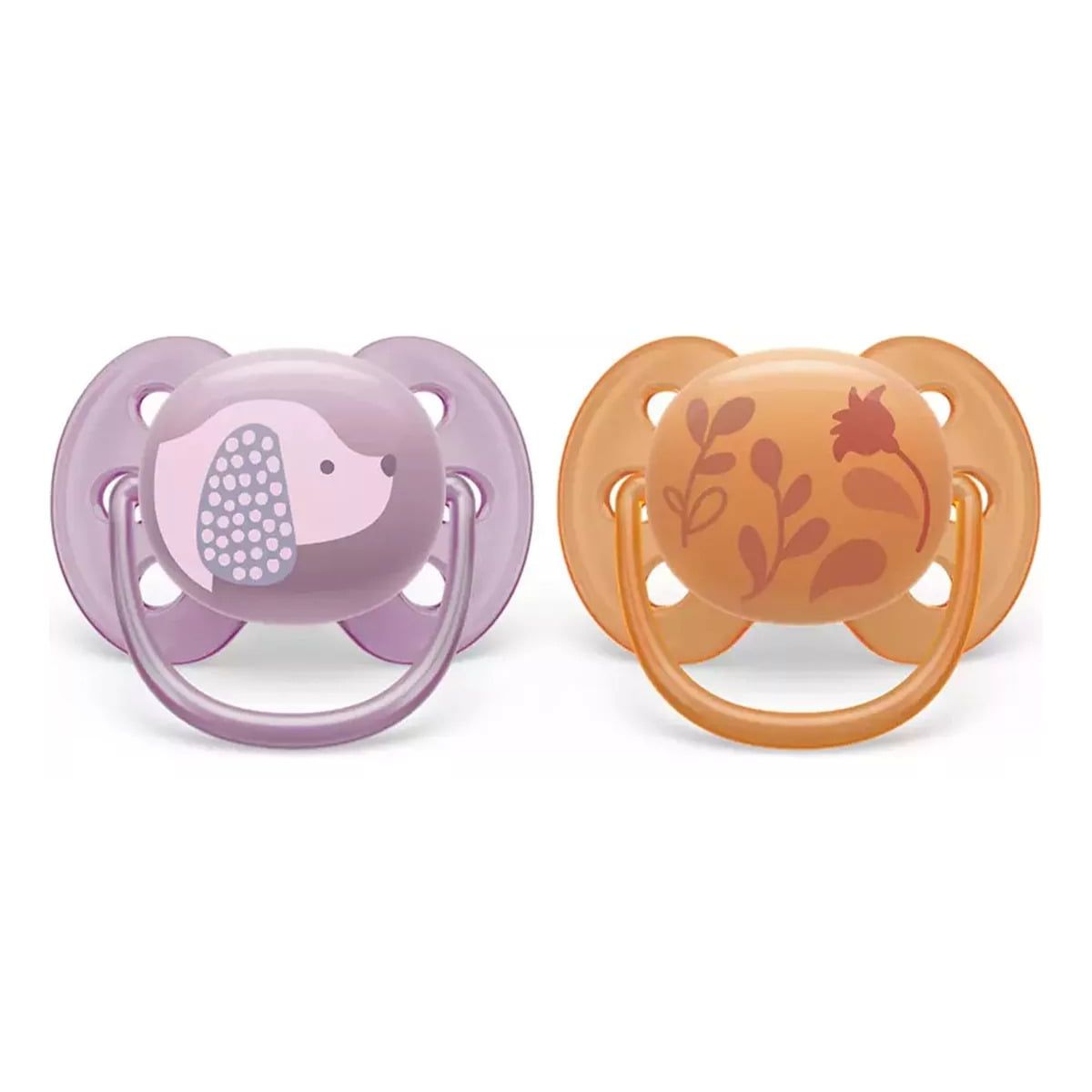 AVENT - Set 2 chupetes Philips Avent Ultra Soft Scf091/18 6-18 Meses