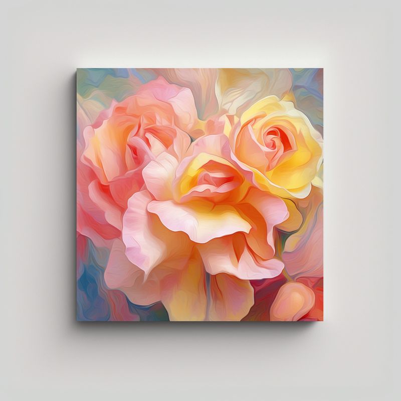 GENERICO - Pinturas Decorativas Del Jardín Celestial De Los 60x60 Cm