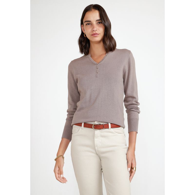 CANADIENNE - Tejido Mujer Bela Marrón Canadienne
