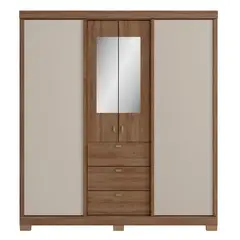 ROCA - Clóset Fit 4p + 3c canela-vainilla