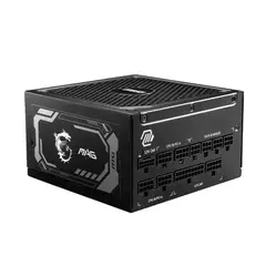 MSI - Fuente de Poder MAG A1250GL PCIE5, 1250 W, 80+ Gold, Modular