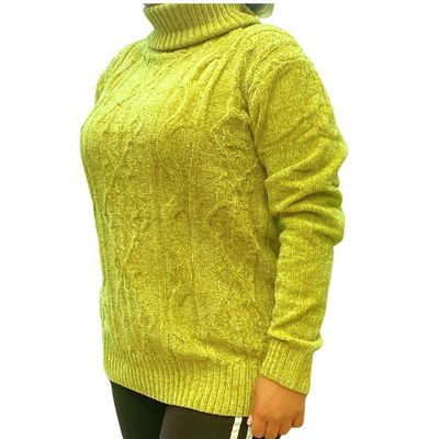 Imagen 2 del producto Sweater Mujer Cuello Alto Chenil Otoño Invierno Colores 611