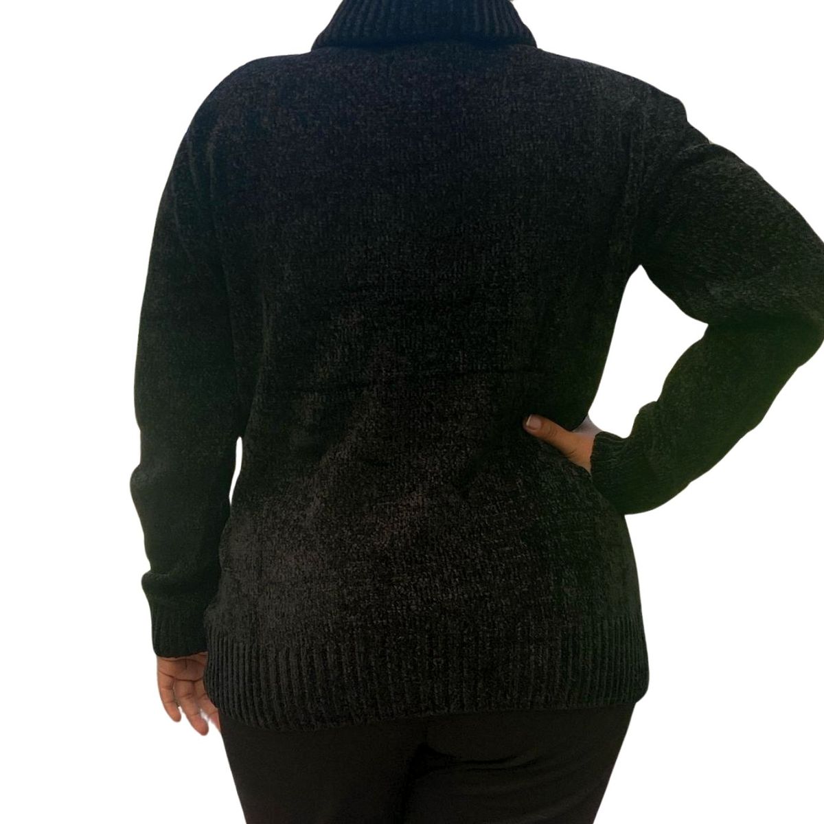 LIKE SHOP - Sweater Mujer Cuello Alto Chenil Otoño Invierno Colores 611