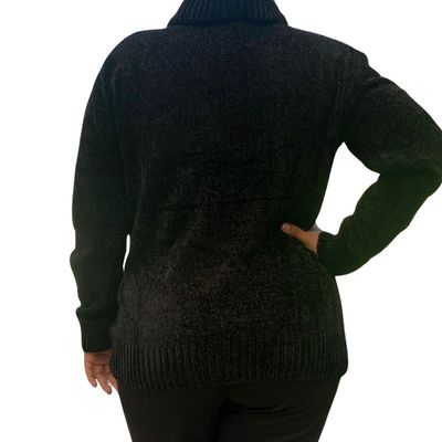 Imagen 2 del producto Sweater Mujer Cuello Alto Chenil Otoño Invierno Colores 611