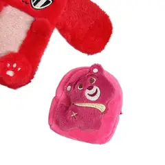 TIOZONEY - Billetera pequeña de muñeca de peluche
