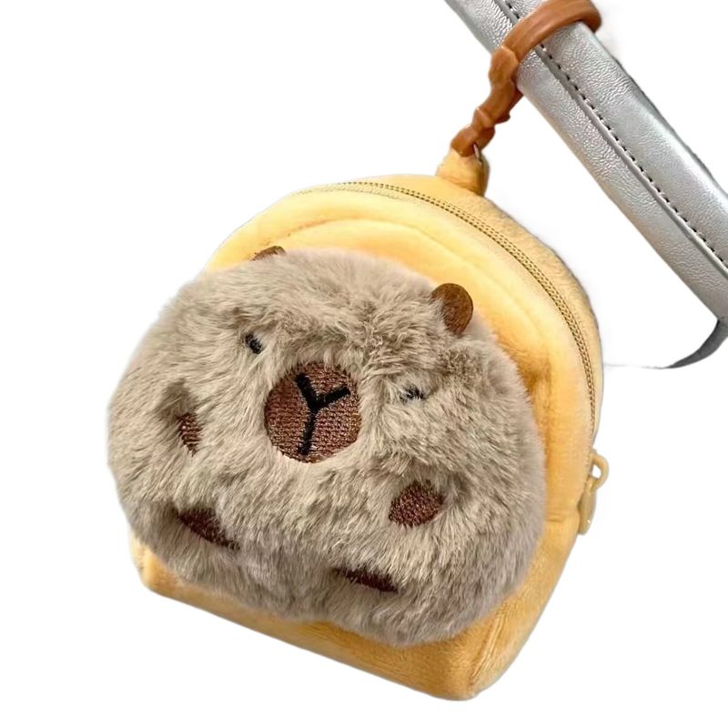 TIOZONEY - Billetera pequeña de muñeca de peluche