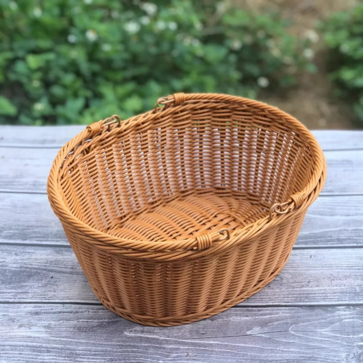 HOMESTAR - Cesta de Mimbre para Picnic 20L