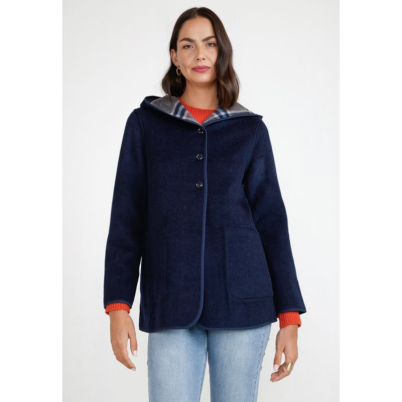 CANADIENNE - Chaquetón Mujer Anele Azul Canadienne