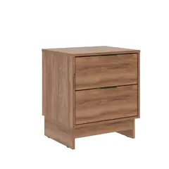 ROCA - Velador Fit 2 cajones canela