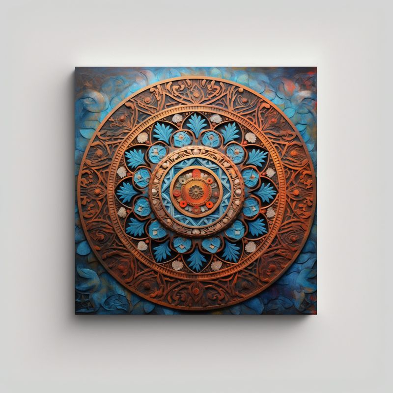 GENERICO - Pinturas Decorativas Con Temática Estrellada Y 70x70 Cm