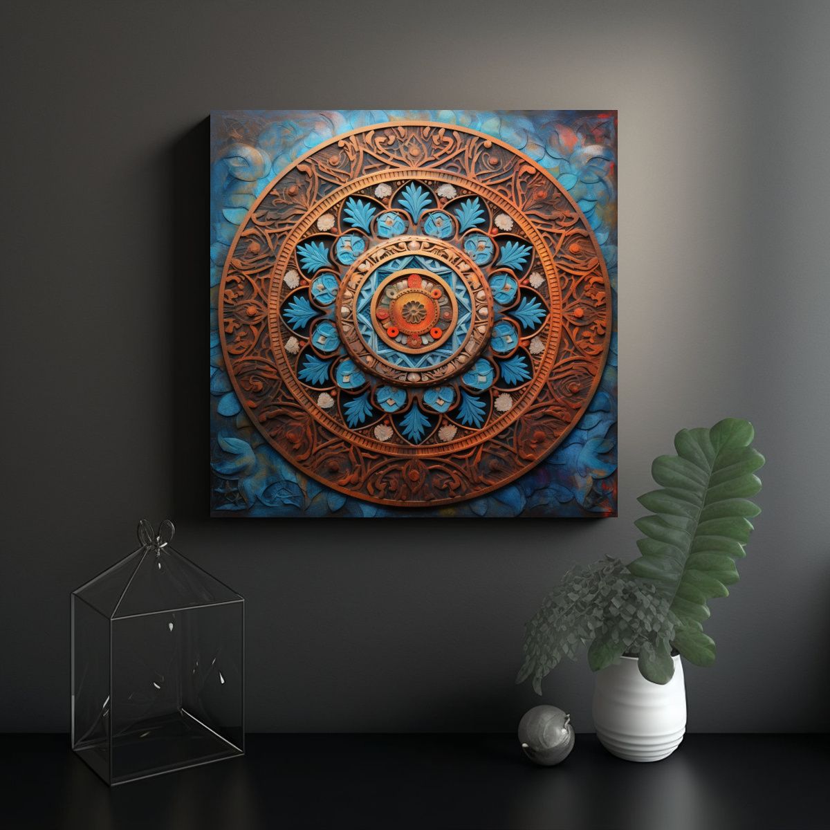 GENERICO - Pinturas Decorativas Con Temática Estrellada Y 70x70 Cm