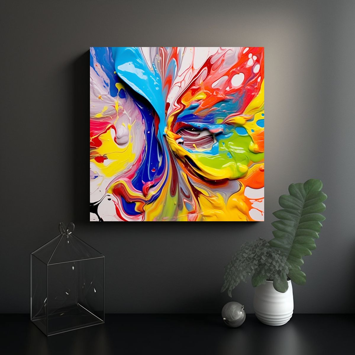 GENERICO - Pinturas Decorativas Para El Hogar Con Amor Y 50x50 Cm