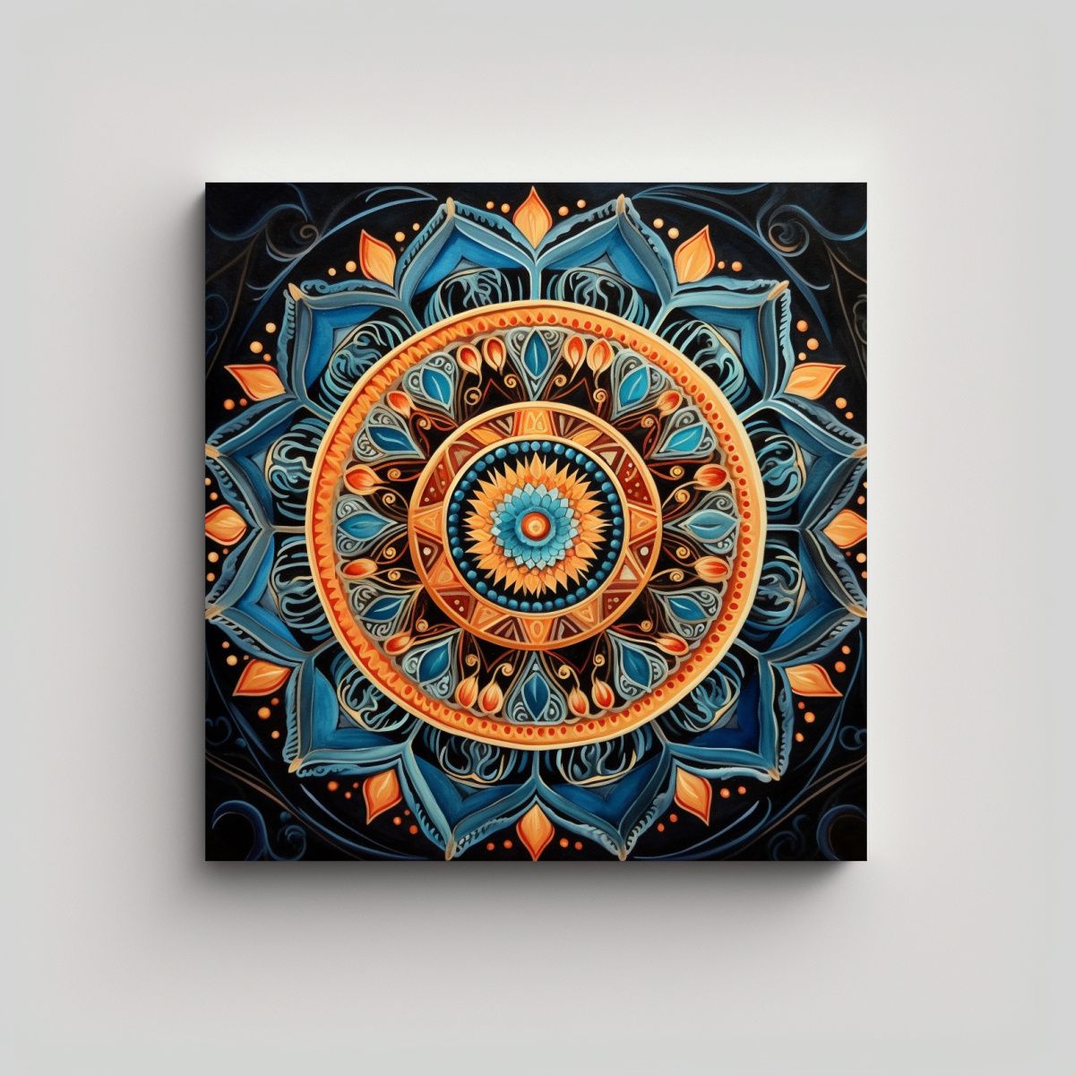 GENERICO - Pinturas De Decoración Enigmáticas Con Mandalas 70x70 Cm