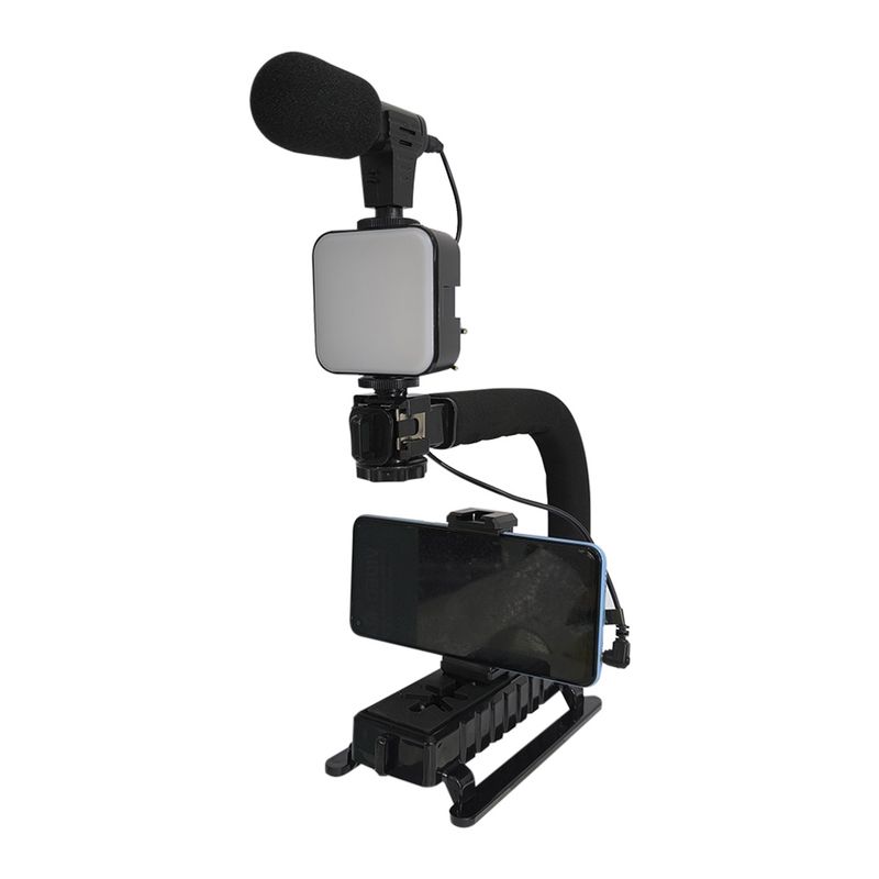 GENERICO - KIT PARA GRABACION SOPORTE ESTABILIZADOR PARA CAMARA