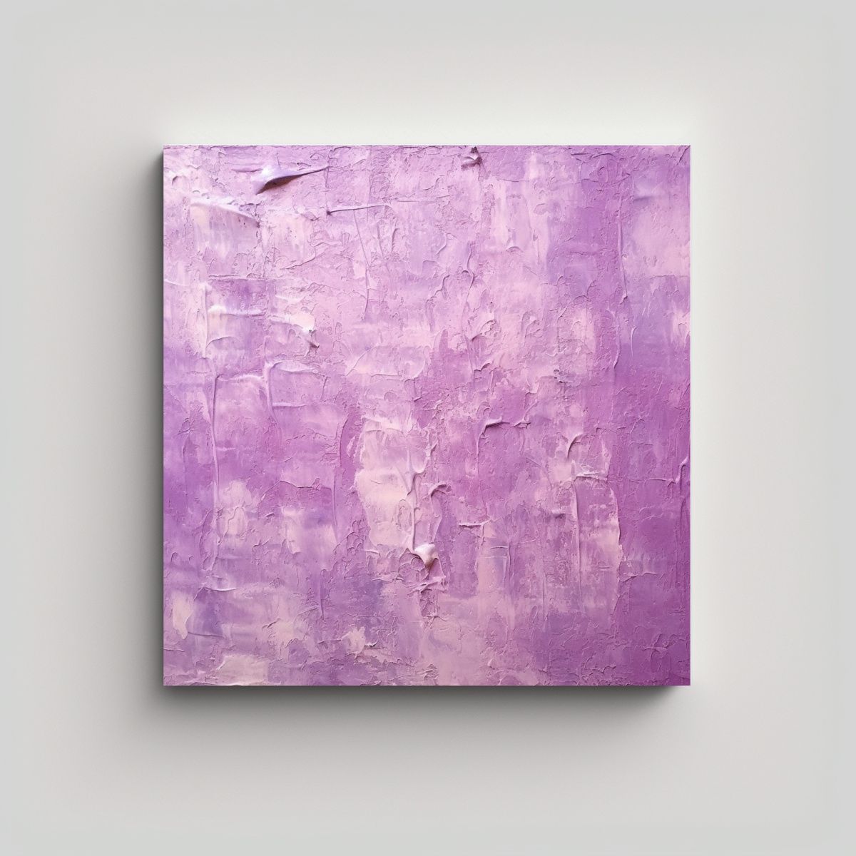 GENERICO - Cuadro De Decoración En Tono Lila Claro 60x60 Cm