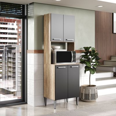 Imagen 2 del producto Kit Arizona 4 puertas Oak-negro