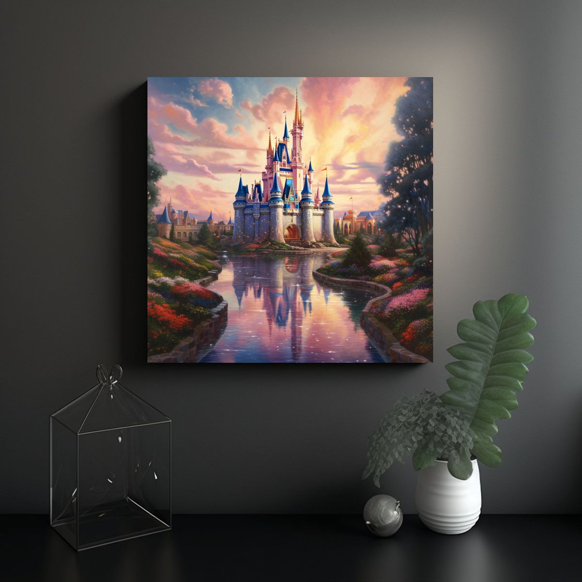 GENERICO - Pintura Abstracta Tela En Bastidor Para 70x70 Cm