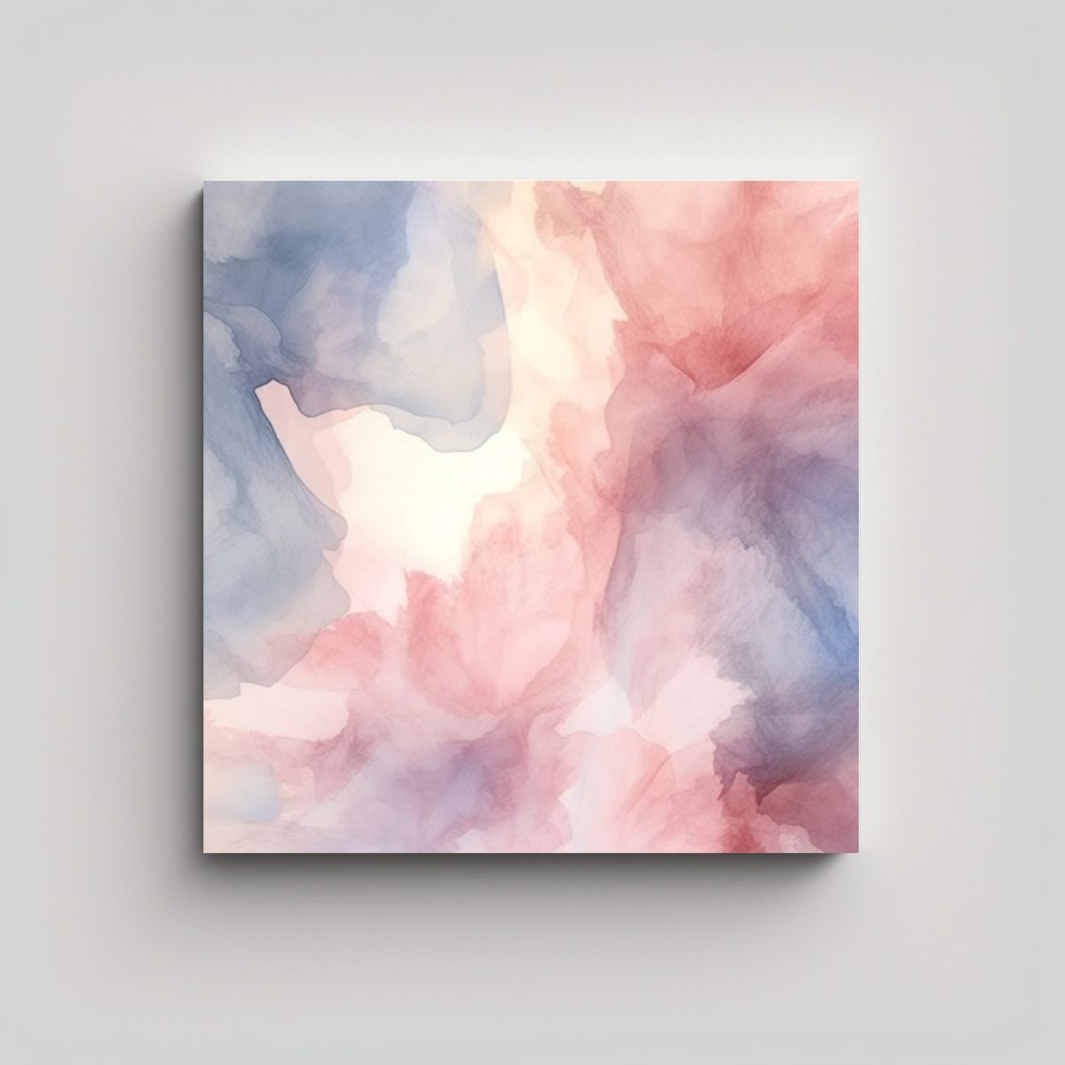 GENERICO - Pintura Suave Y Tenue Acuarela Boda Objeto 50x50 Cm