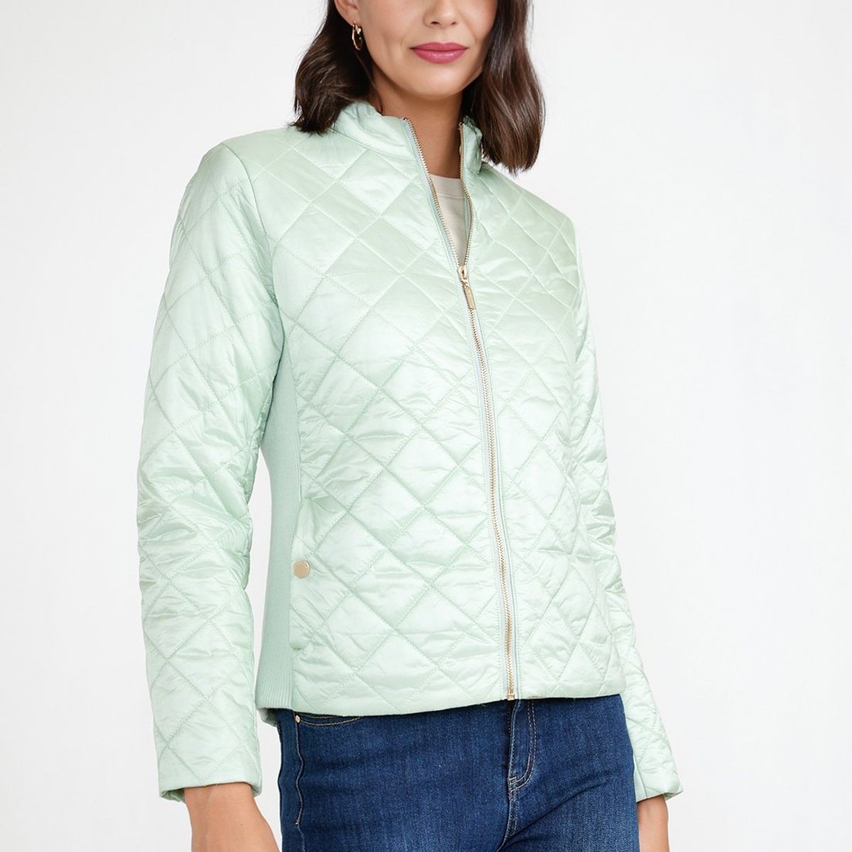 CANADIENNE - Chaqueta Acolchada Mujer Artemisa Verde