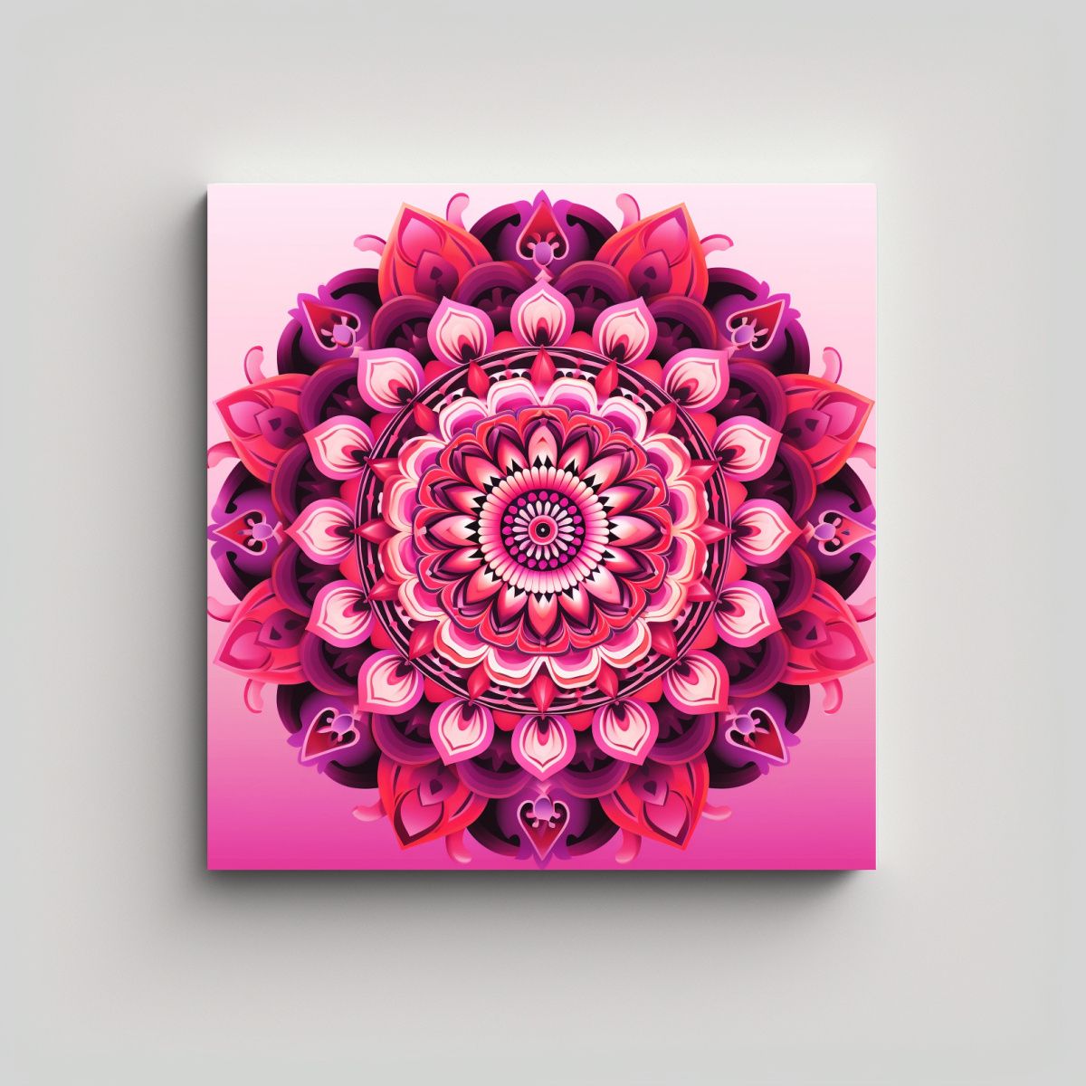 GENERICO - Pintura Decorativa Plana En Rosa Para Belleza Y 60x60 Cm